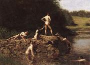 Thomas Eakins Swimming Spain oil painting artist